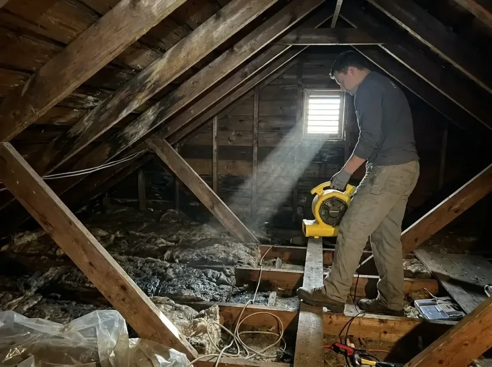attic-water-damage-drying-proc-007 — frequently asked questions, Emergency Water Extraction & 24/7 Flood Response in Fort Br…